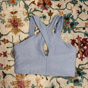 All In Motion Lavender Criss Cross Sports Bra